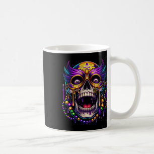 Mug Crânes Mardi Gras Fleur De Lis Hommes Femmes Fille