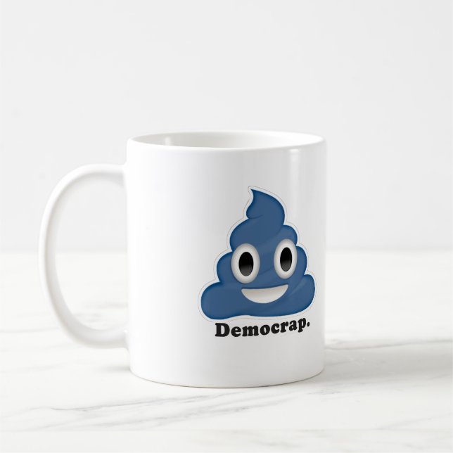 Mug Crap Démocrate Caca Bleu - (Gauche)