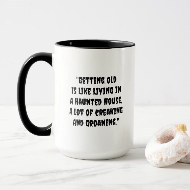 Mug Craquements, gémissements et humour du café (Avec donut)