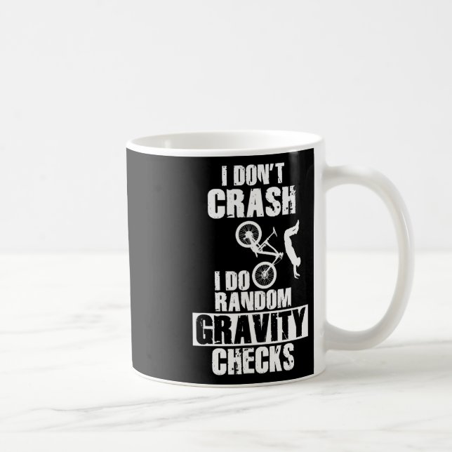 Mug Crash de VTT - Drôles de vérifications de gravité  (Droite)