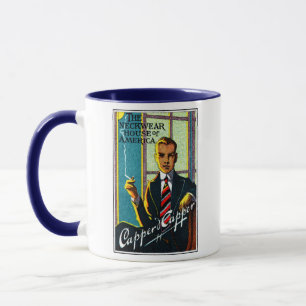 Mug cravate masculin Vintage 1920