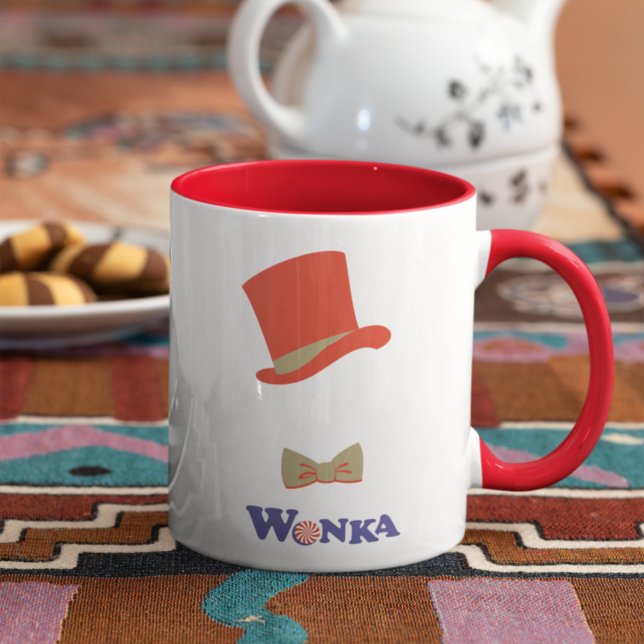 Mug Cravate Wonka Top Hat & Bow (Créateur téléchargé)