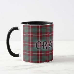 Mug Crawford Tartan avec le nom
