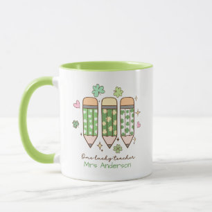 Mug Crayon Rétro Personnalisé pour un Professeur Chanc