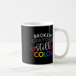 Mug Crayons cassés Couleur encore Sensibilisation à la