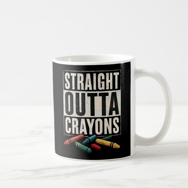Mug Crayons Outta droits (Droite)