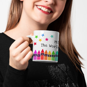 Mug Crayons & Stars Meilleure application de reconnais