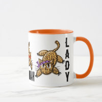 Crazy Cat Lady Ultra mignonne Anime Leopard Kitty