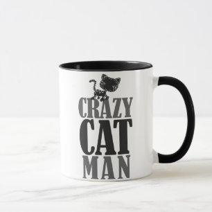 Mug Crazy Cat Man