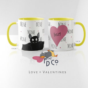 Mug Crazy Cute Batty "Mine" Amour