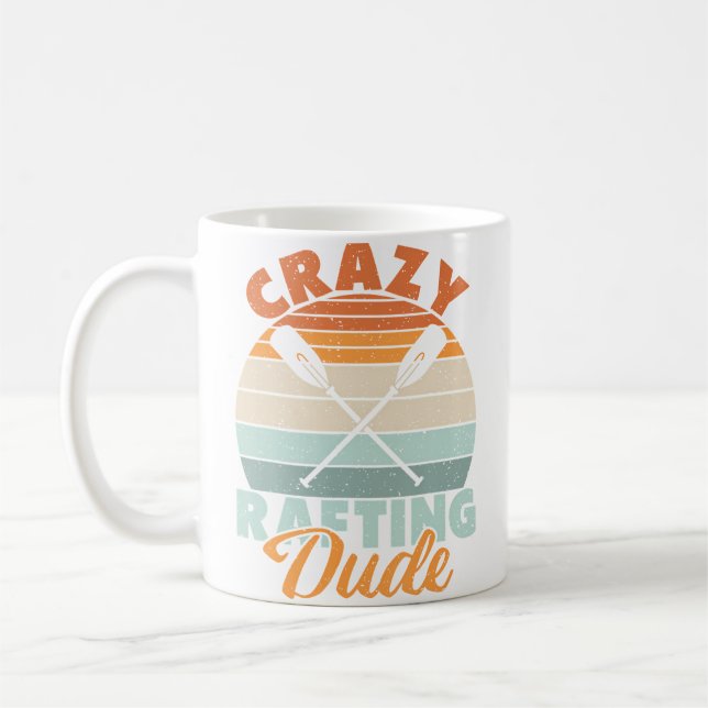 Mug Crazy Rafting Dude Rafting (Gauche)