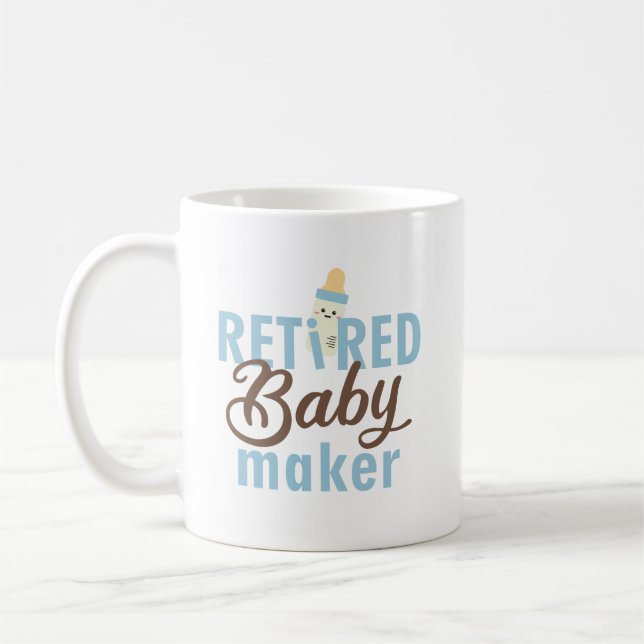 Mug Créateur de bébés à la retraite Funny Vasectomy Mo (Gauche)