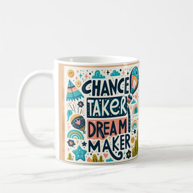 Mug Créateur de rêves de faiseur de chance (Gauche)