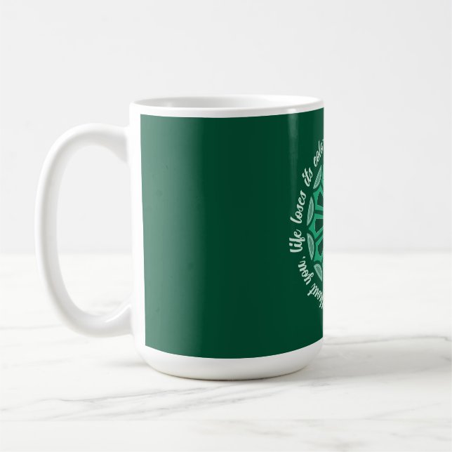 Mug Créatif simple couleur fleur cadeau maman papa soe (Gauche)