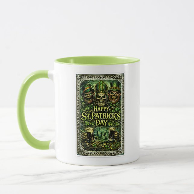 Mug Création de St.Patrick jour effrayante et sombre (Gauche)