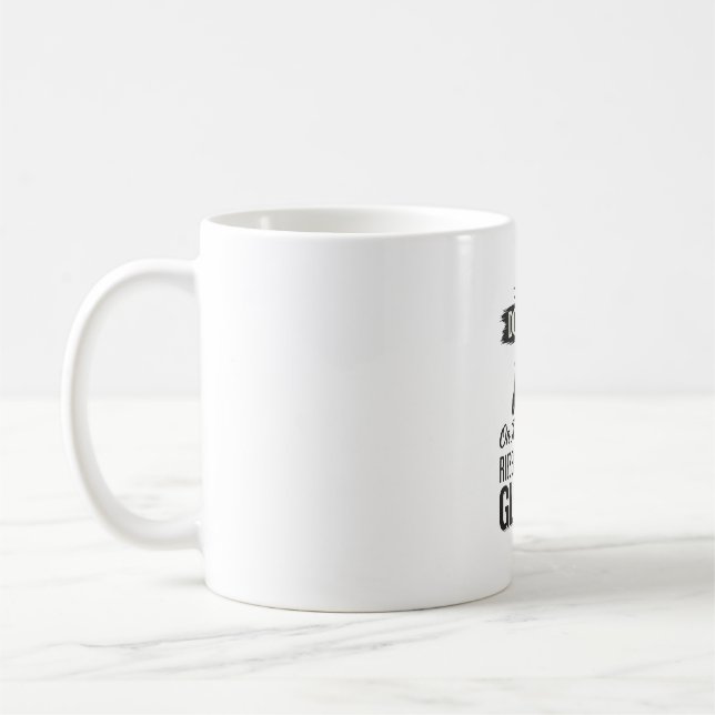 Mug Création drôle de Riesenschnauzer à paillettes pou (Gauche)