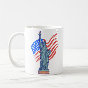 Mug Création patriotique vintage pour le 4 juillet