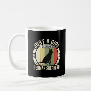 Mug Création pour fille amoureuse de Berger Allemand (