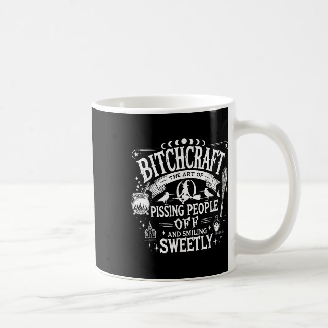 Mug Création Sorcière Drôle De Saison Effrayante Joyeu (Droite)