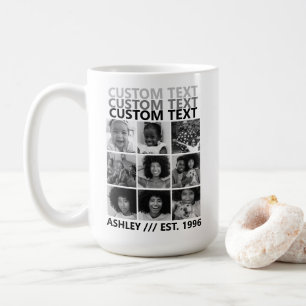 Mug Création Vintage Personnalisée Votre propre collag