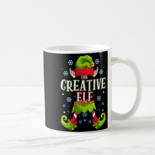 Mug Creative Elf Matching Family Group Christmas Party (Droite)