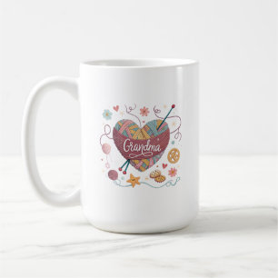 Mug Créative Grandma Heart Fils Design Whimsical Famil