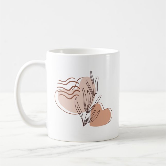 Mug Créativité Calme Esthétique Abstraite Bohème Minim (Gauche)