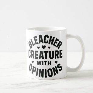 Mug Créature des gradins avec des opinions