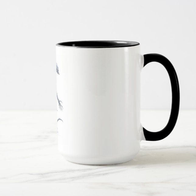 Mug Créature étrangère avec le crâne (Droite)