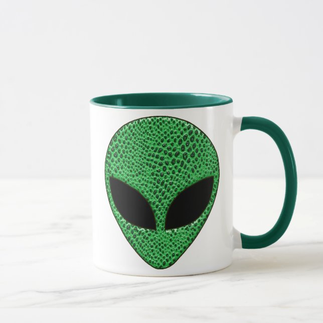 Mug Créature lézard alien vert (Droite)