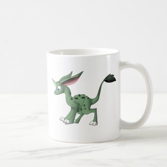 Mug Créature non définie avec le klaxon de licorne (Droite)
