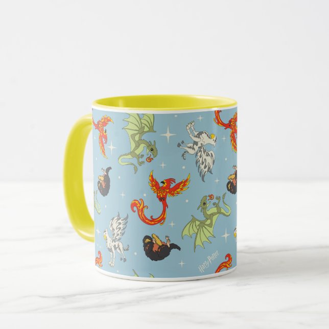 Mug Créatures Magiques Motif Vintage (Devant gauche)
