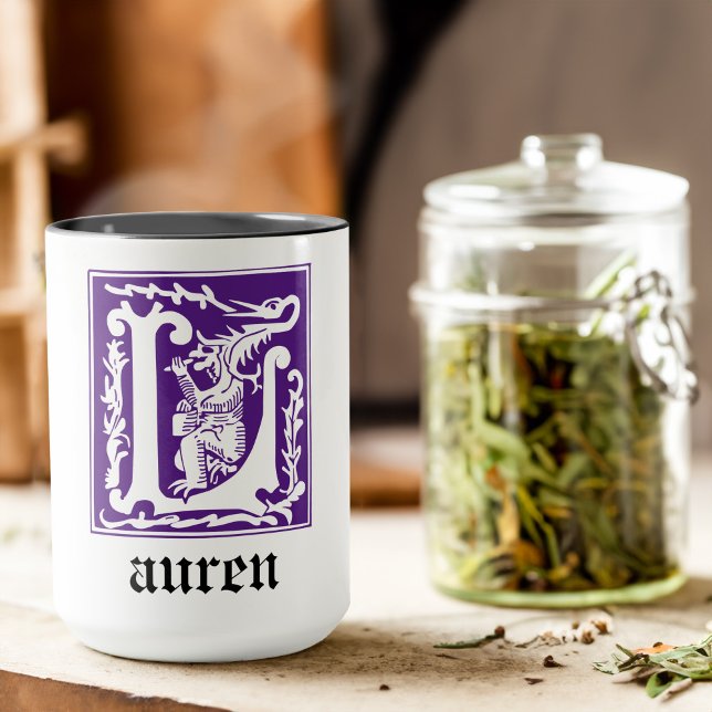 Mug Créatures mythiques du XVIe siècle Capitale décora (Créateur téléchargé)