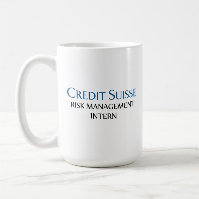 Mug Credit Suisse stagiaire en gestion des risques (Gauche)