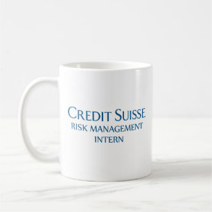Mug Credit Suisse stagiaire en gestion des risques
