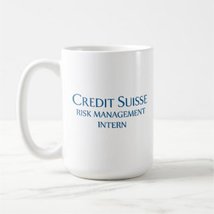 Mug Credit Suisse stagiaire en gestion des risques