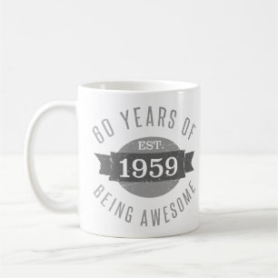 Mug Créé en 1959 60e anniversaire