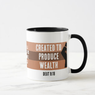 Mug CRÉÉ POUR PRODUIRE WEALTH Melanin Business