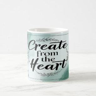 Mug Créer à partir du coeur, option 2