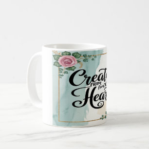 Mug Créer à partir du cœur, option 3