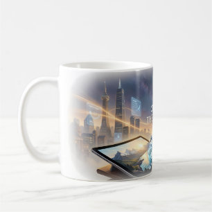 Mug Créer l'affiche de l'artiste IA du futur