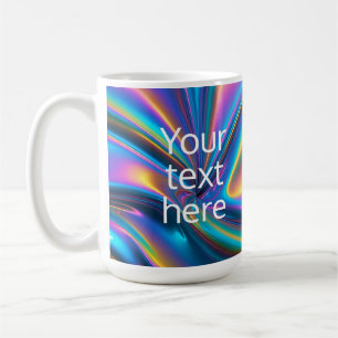 Mug créer son propre texte texte lumineux hologramme