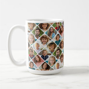 Mug Créer un collage de photos personnalisé avec 12 ph