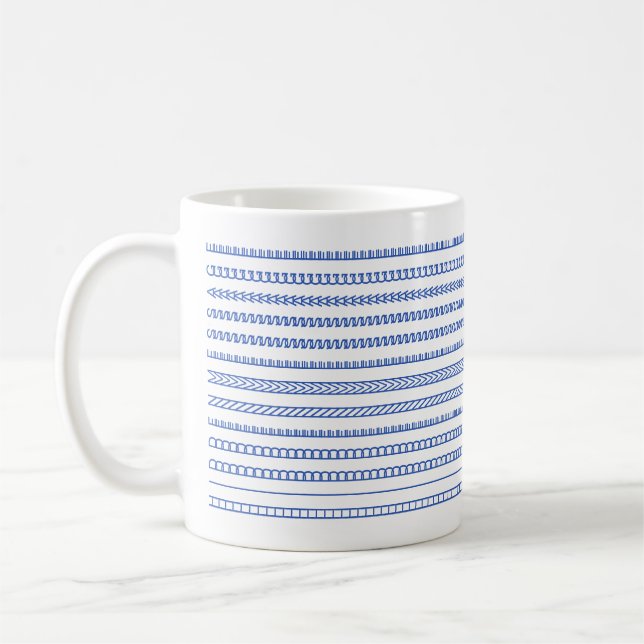 Mug Créer un message caché moderne et tendance inhabit (Gauche)