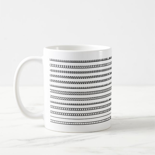 Mug Créer un message caché moderne et tendance inhabit (Gauche)