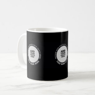 Mug créer vos trois images spéciales en noir