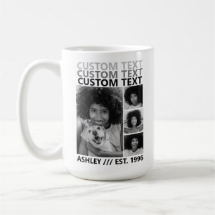 Mug Créer Votre Propre Collage Photo Vintage Personnal