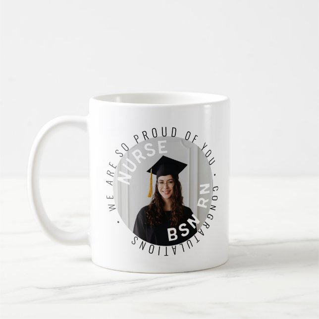 Mug créer votre propre infirmière BSN RN photo (Gauche)