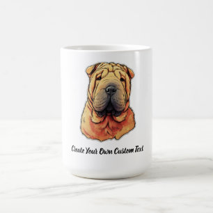Mug Créer votre propre texte personnalisé pour chien S