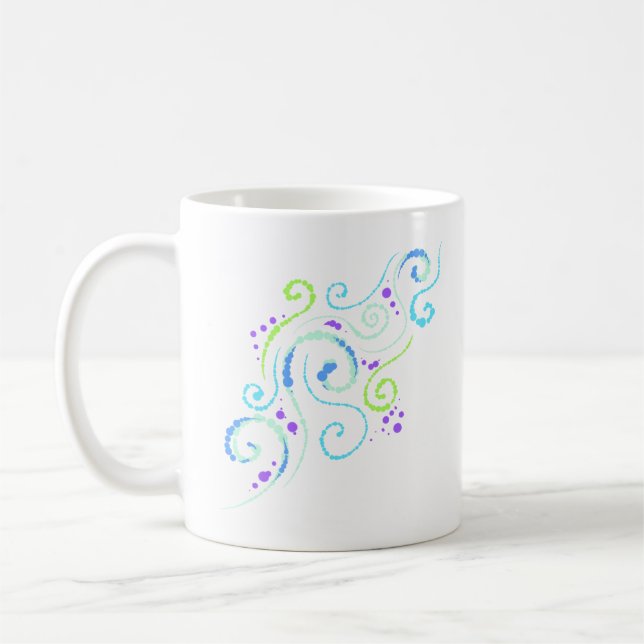 Mug Créez! Design tourbillonnant pour femmes (Gauche)